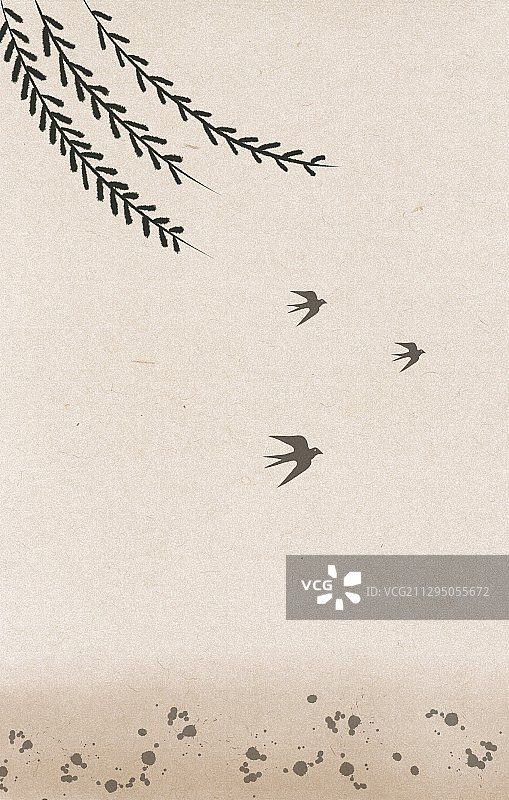 系列插画台历背景图片素材