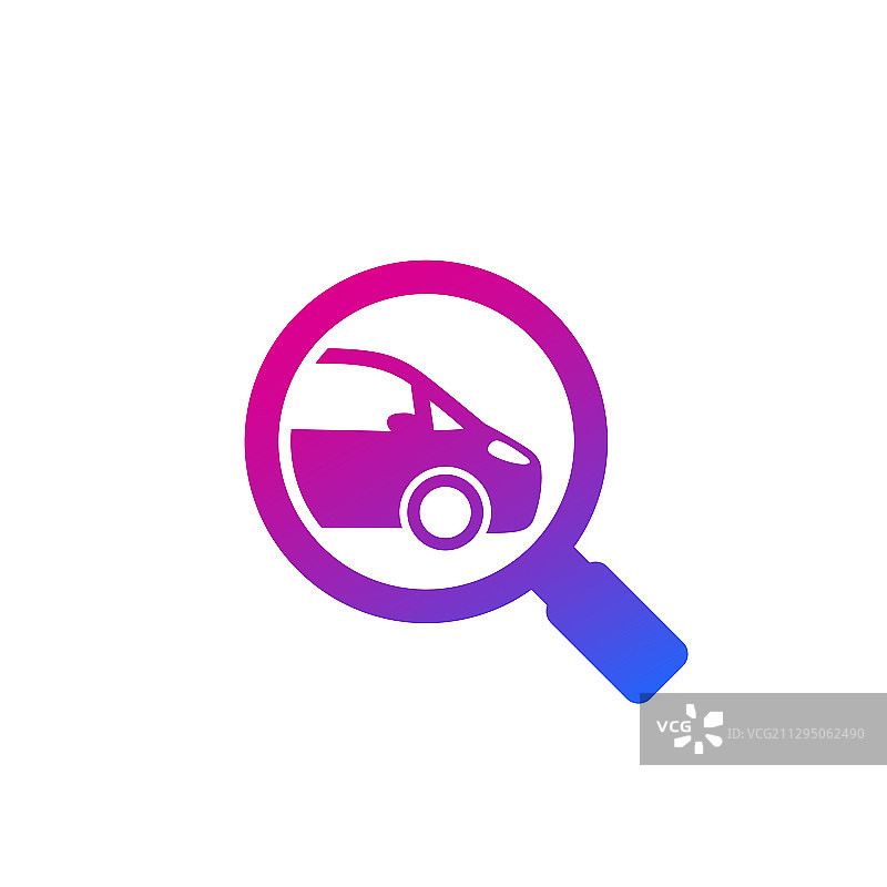 汽车搜索服务图标图片素材
