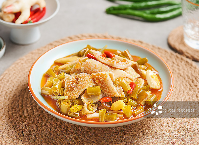 泡椒牛肚图片素材