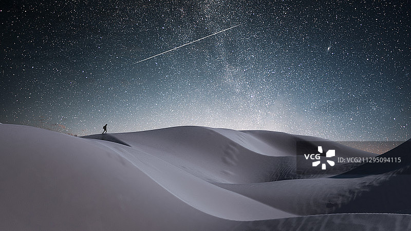 沙漠全景图片素材