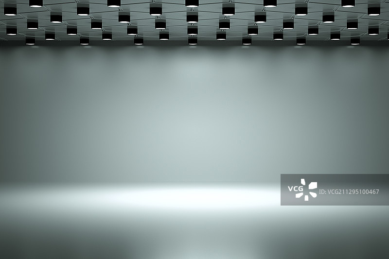 现代简洁室内空间，三维图形图片素材