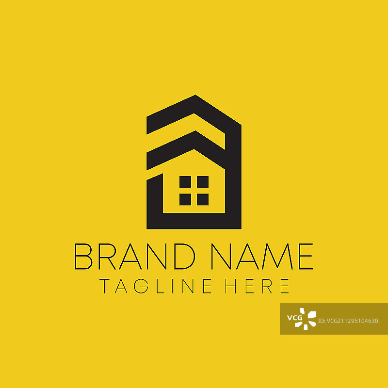 J字母房地产Logo设计图片素材