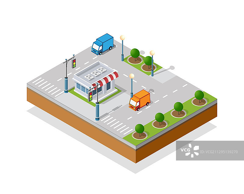 高大的3D大都市摩天大楼图片素材