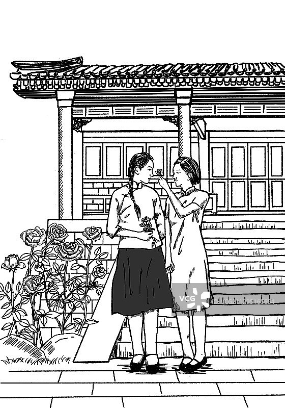 民国女生图片素材