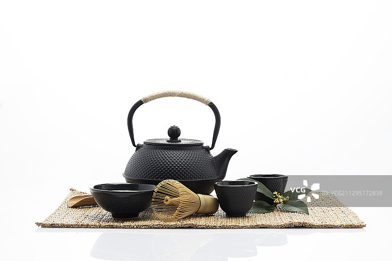 一组充满禅意的日式茶具图片素材