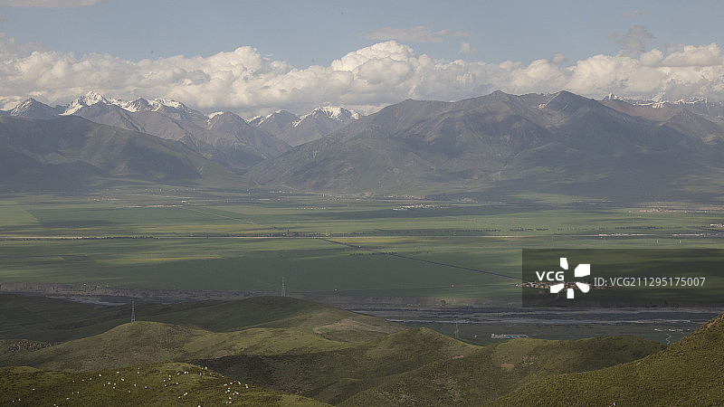 门源印象图片素材