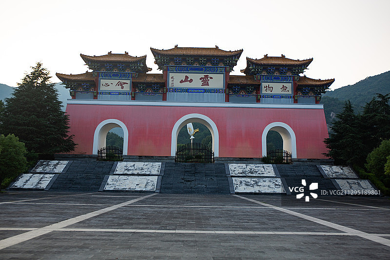 河南省信阳市灵山寺图片素材