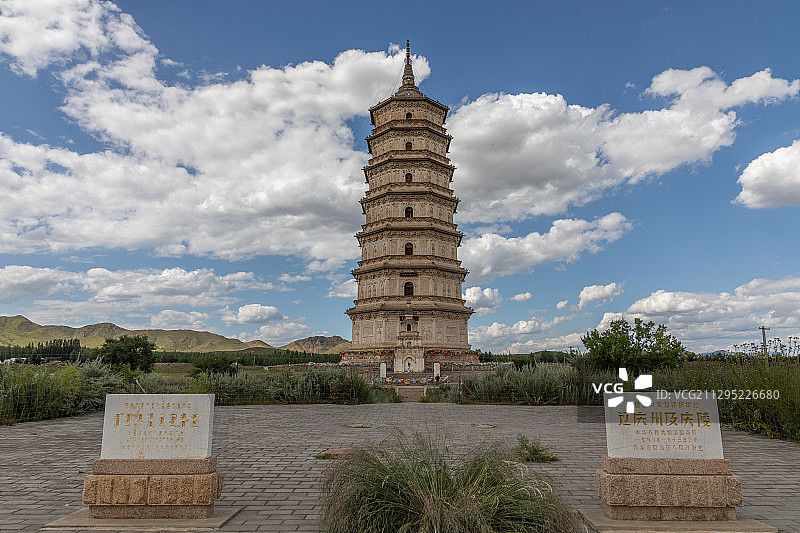 内蒙古赤峰林西县辽庆州塔图片素材