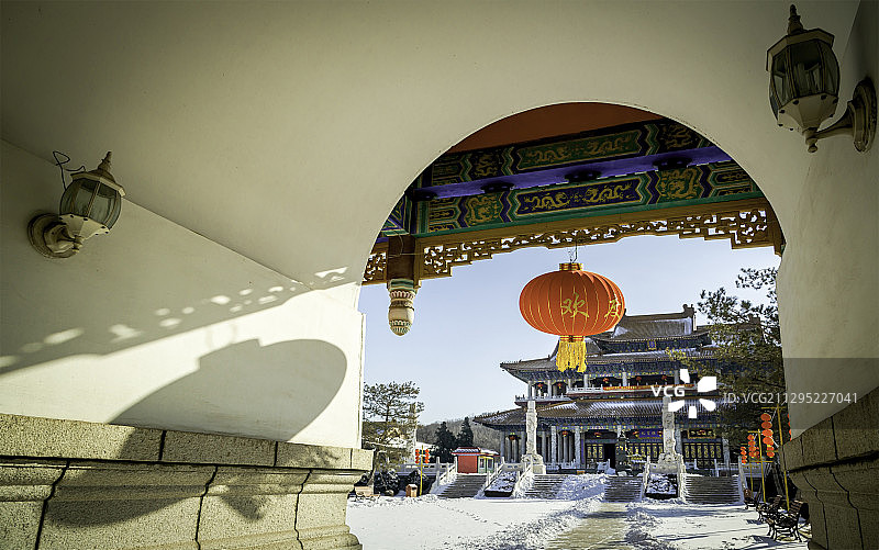 鞍山玉佛寺图片素材