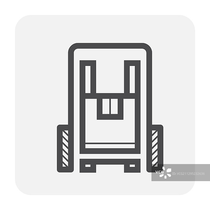 叉车箱子图标图片素材