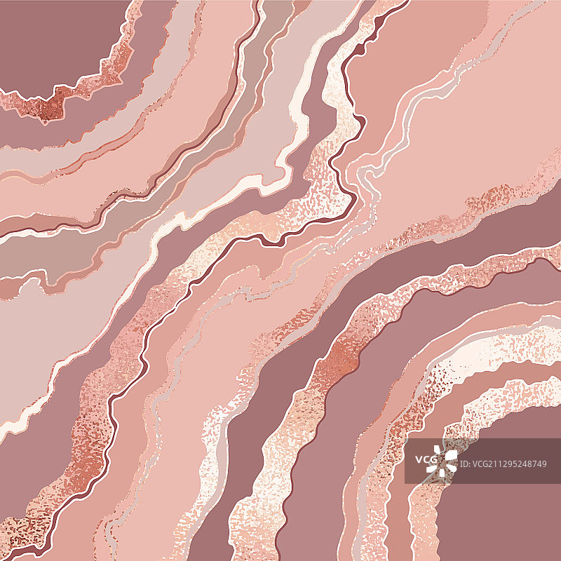 玫瑰金大理石矿物图片素材