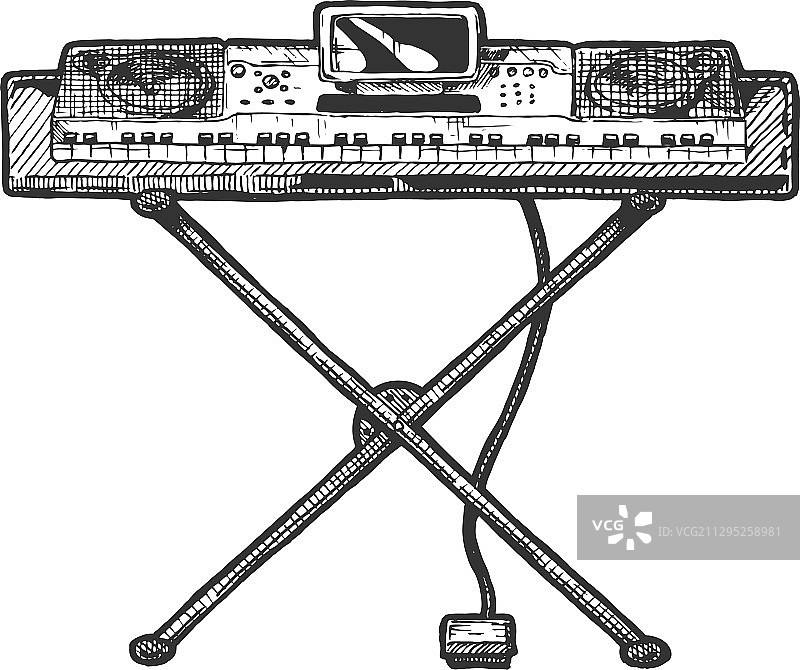 电子键盘图片素材