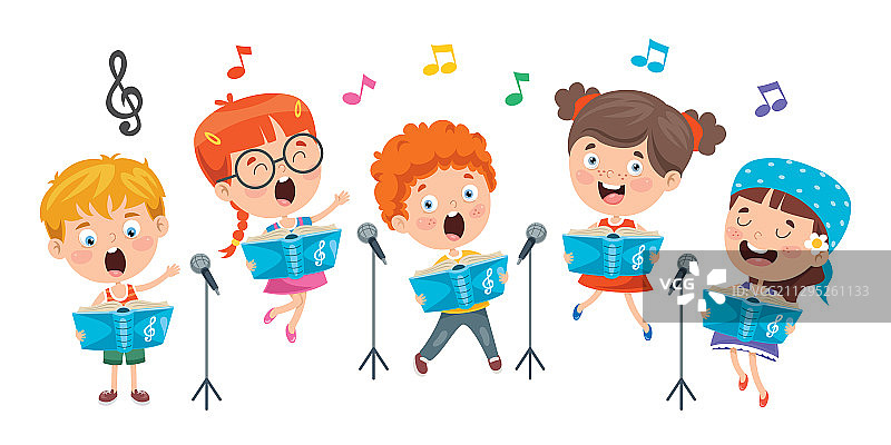 儿童表演音乐图片素材
