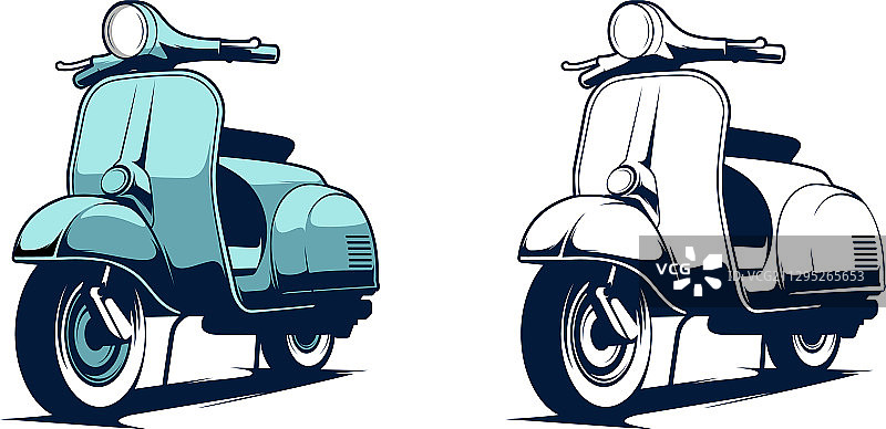 踏板车图片素材