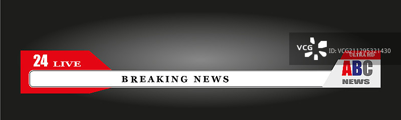 视频标题或电视新闻设计模板图片素材