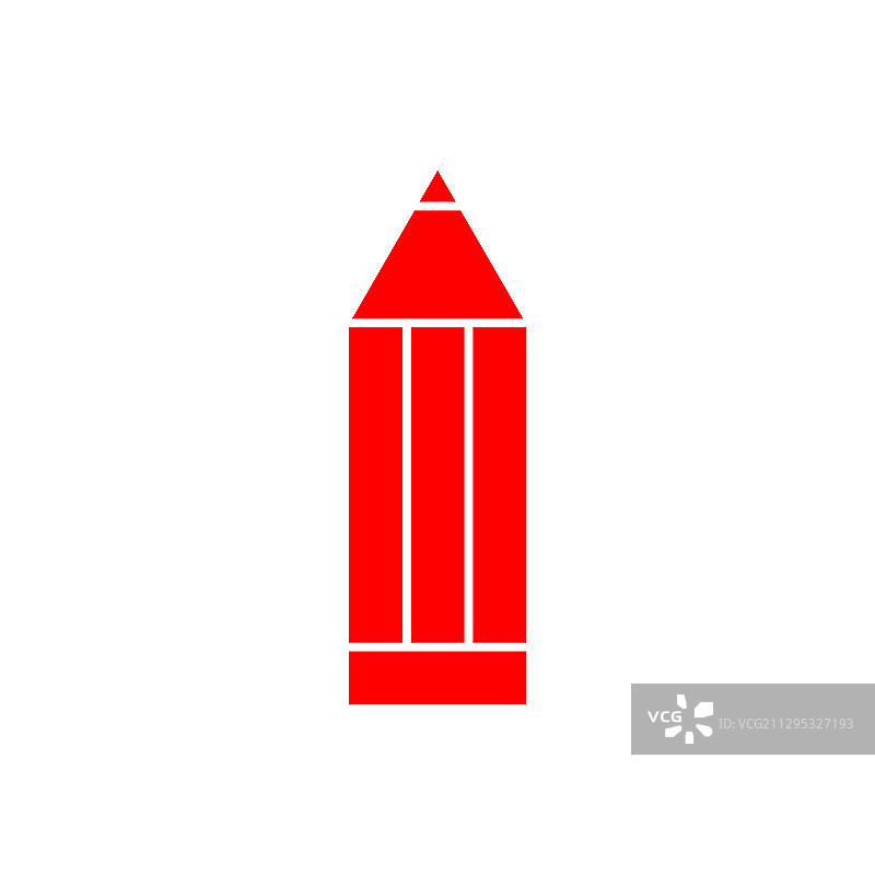扁平线条铅笔图标图片素材