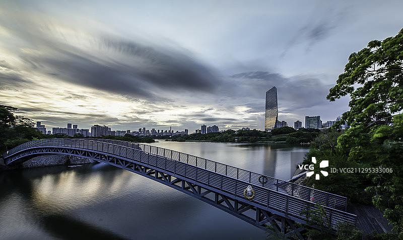 深圳华侨城湿地公园一角图片素材