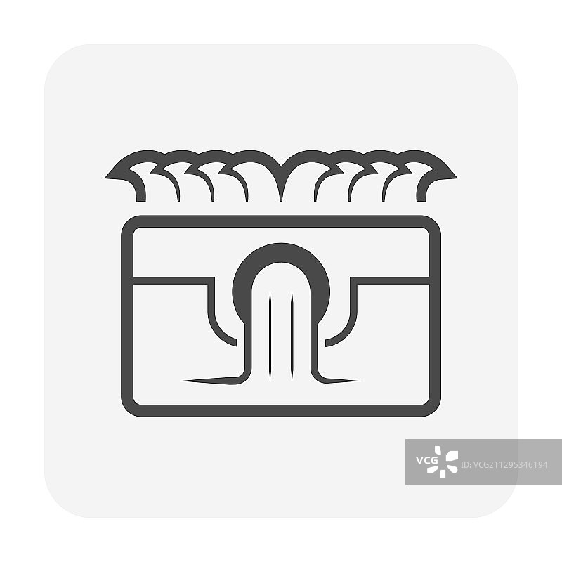 花园排水图标图片素材