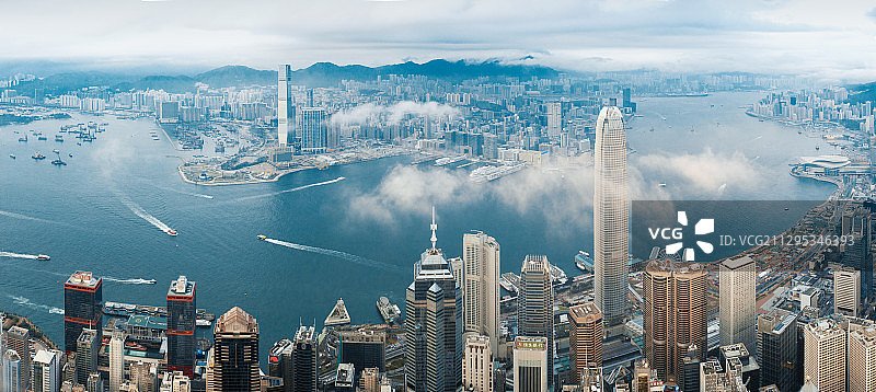 香港维多利亚港城市风光图片素材