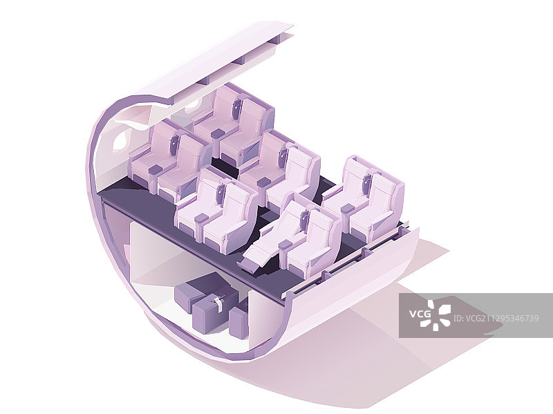 飞机商务舱座椅图片素材