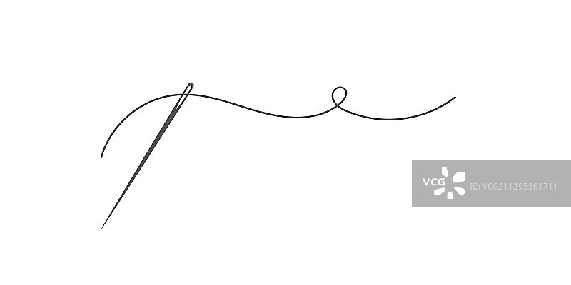 针和线轮廓图标图形图片素材