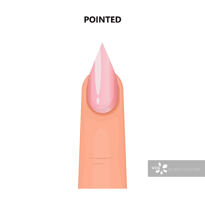 指甲卡通图标图片素材