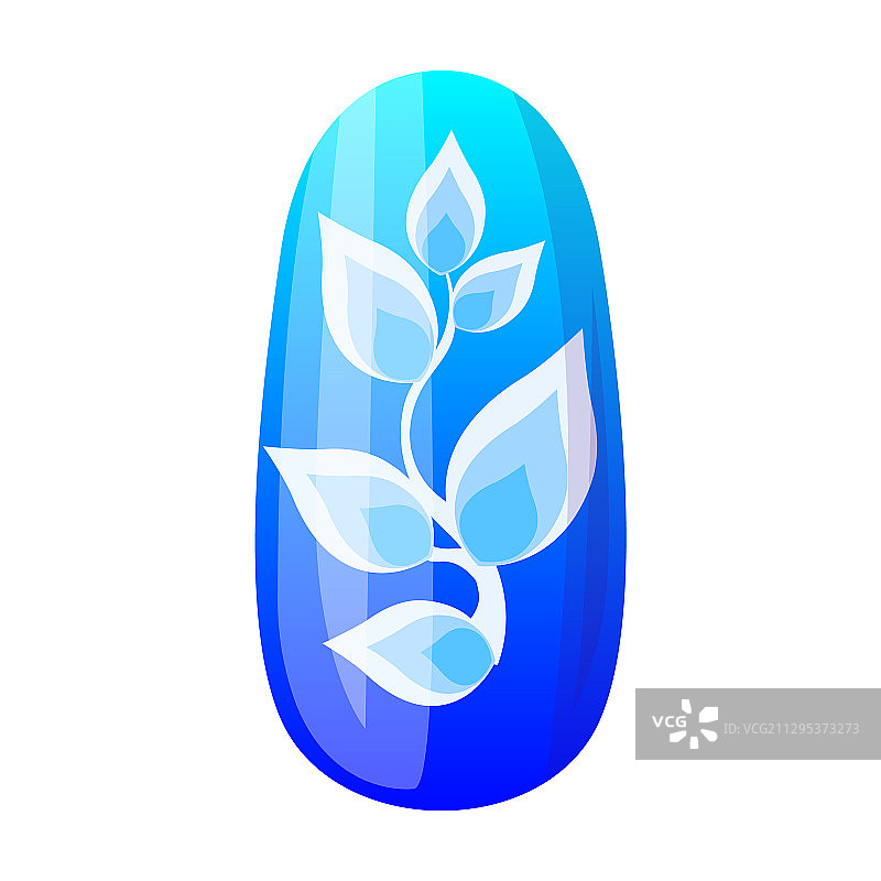 美甲卡通图标图片素材