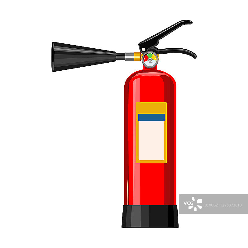 消防 extinguisher 卡通图标图片素材