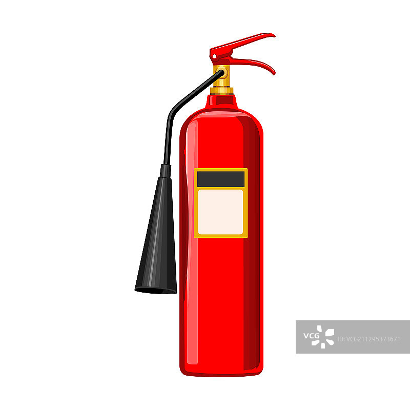 消防 extinguisher 卡通图标图片素材