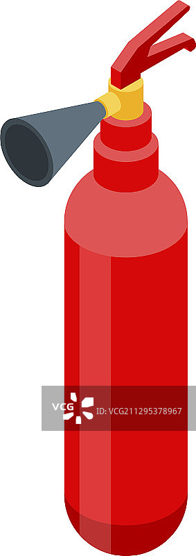 2.5D风格的灭火器图标图片素材