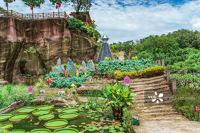 广州番禺莲花山风景区图片素材