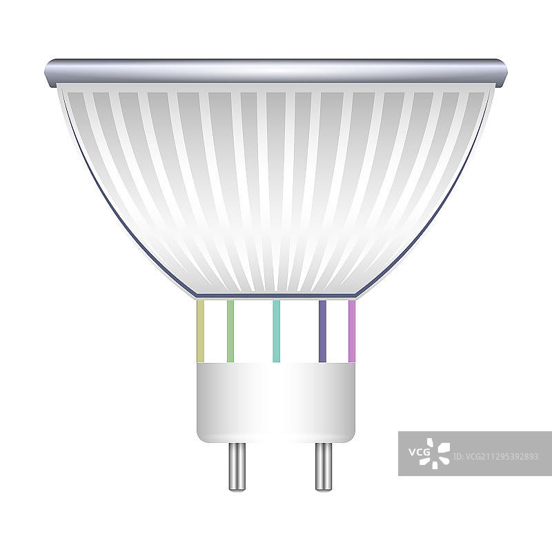 LED灯泡写实图标图片素材