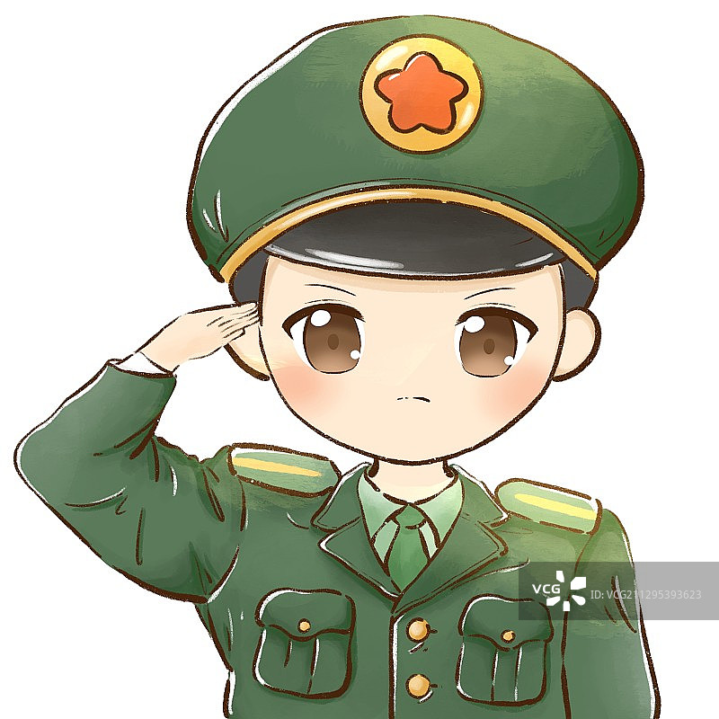 可爱的解放君哥哥图片素材