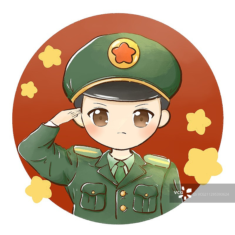 可爱的解放君哥哥图片素材