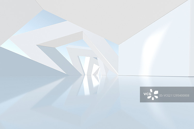 3D现代简洁空间背景图片素材