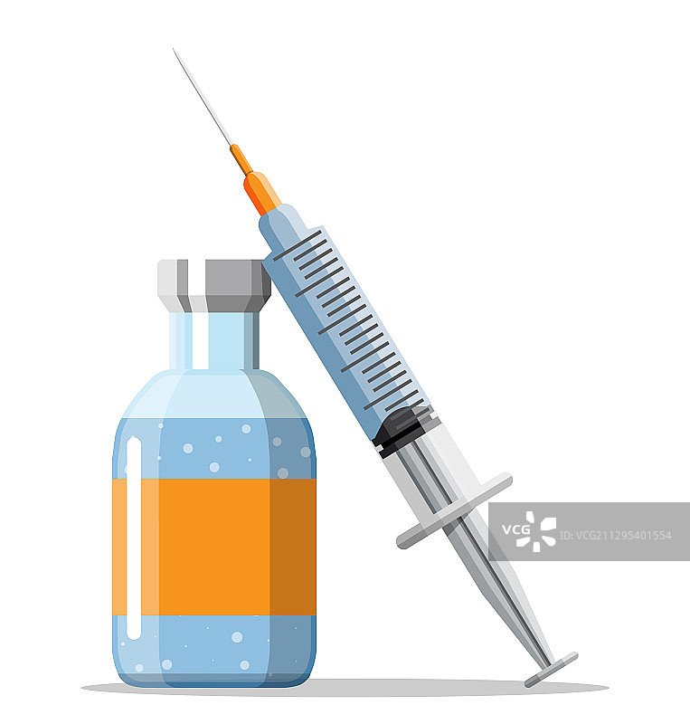 安瓿瓶和注射器图片素材