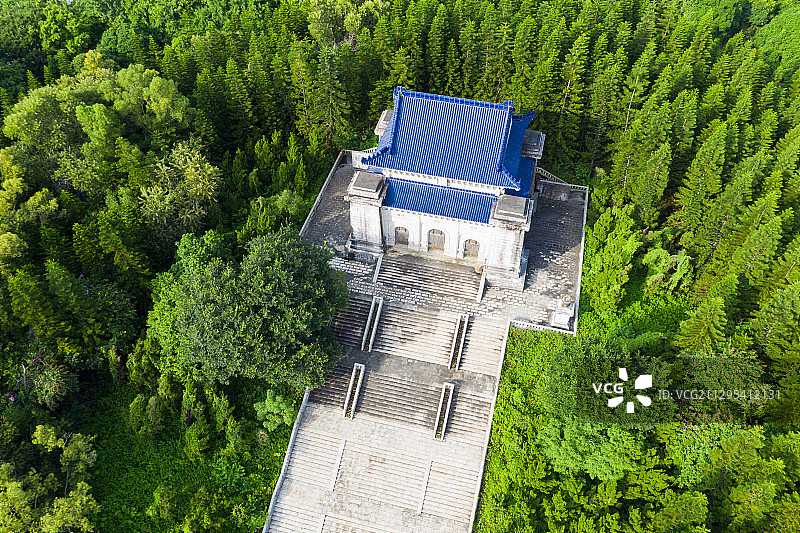 中山市中山影视城5A景区航拍图图片素材