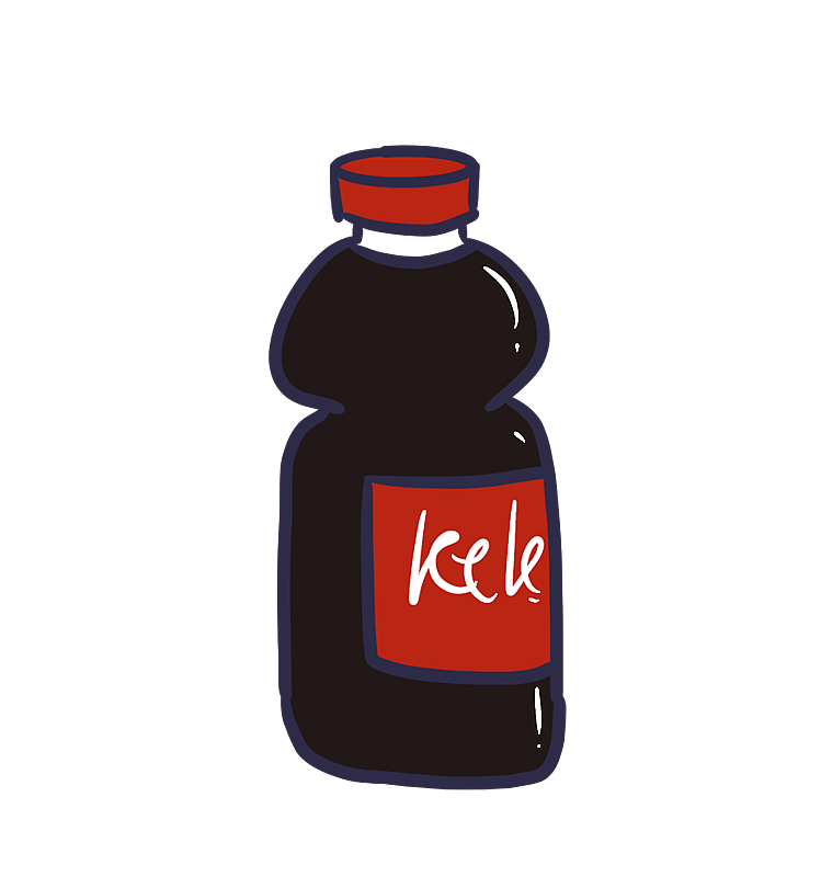 元素：手绘可乐图片素材