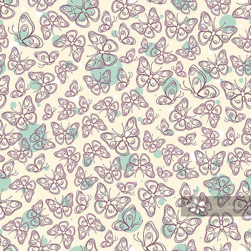 漂亮的紫色蝴蝶图片素材