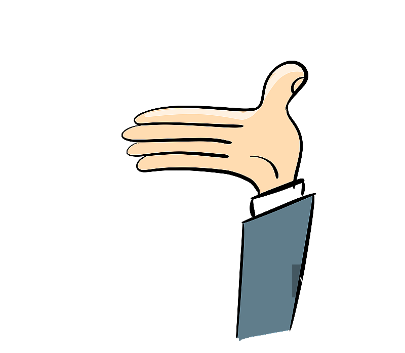 一只往上托的手图片素材