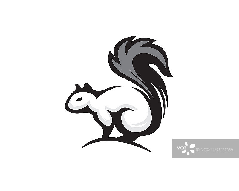 松鼠艺术Logo设计灵感图片素材