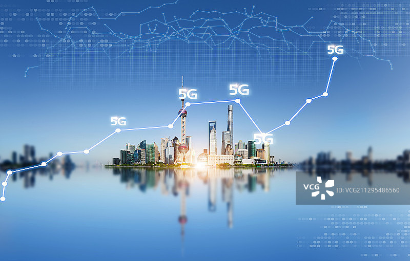 城市通信5G时代图片素材