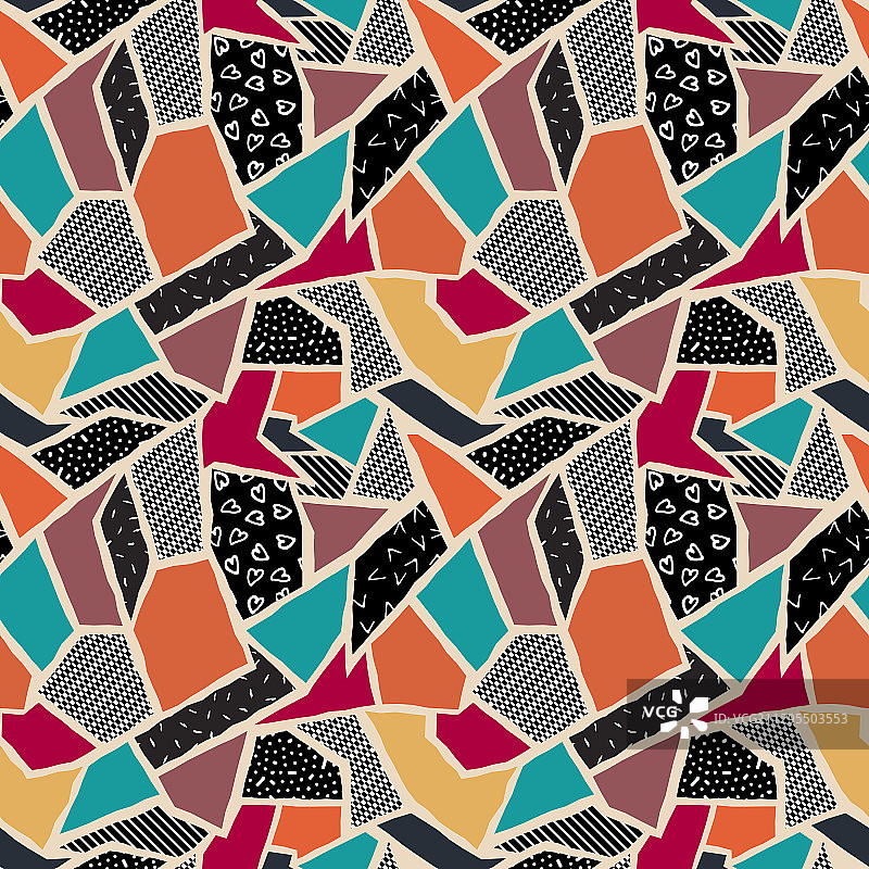 抽象的几何图案图片素材