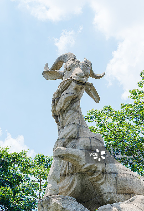 广州越秀公园五羊石像图片素材