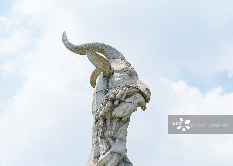 广州越秀公园五羊石像图片素材