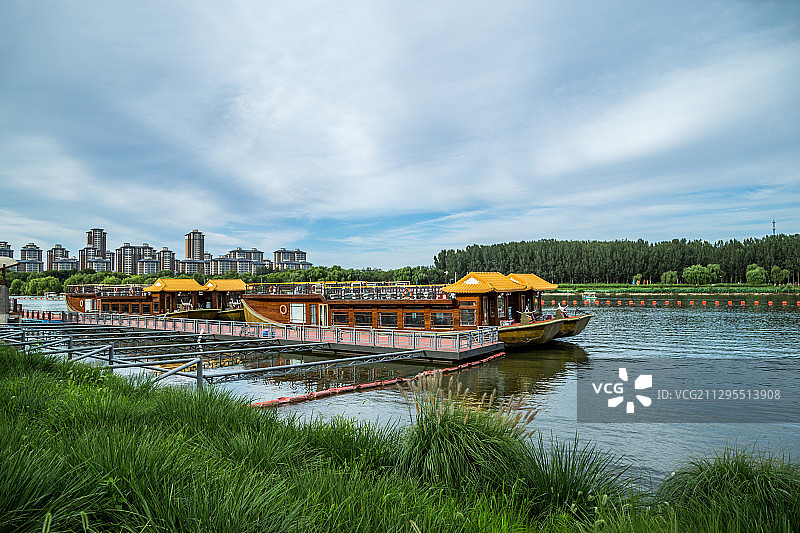 大运河码头图片素材