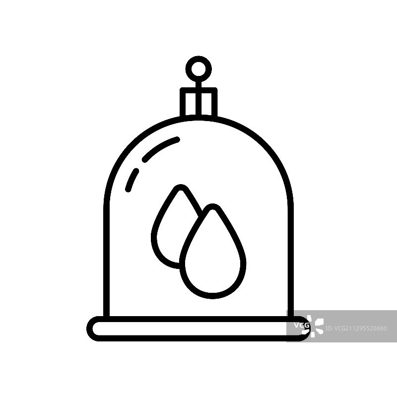 真空放血线艺术图标拔罐疗法图片素材