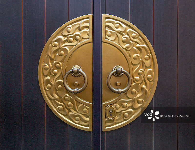 中式大门的装饰图片素材