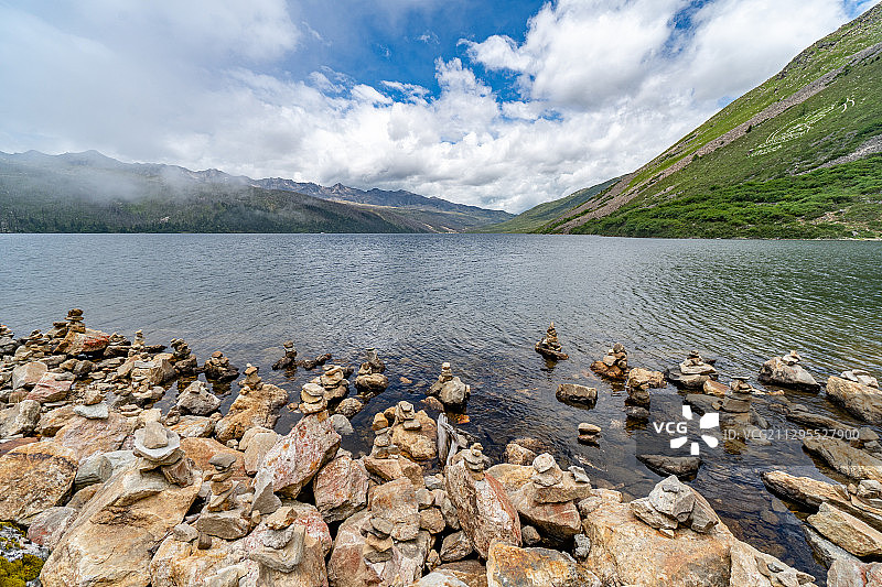 木格措景区图片素材