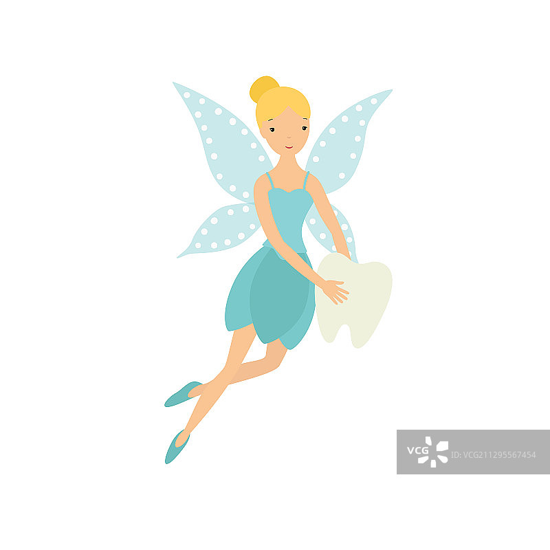 牙仙子（白色背景）图片素材